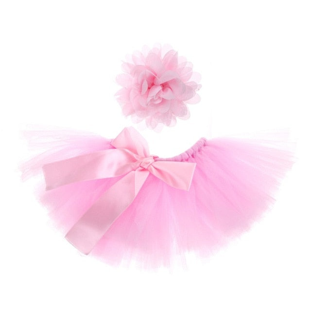 Tulle Tutu Skirt Props Bowknot