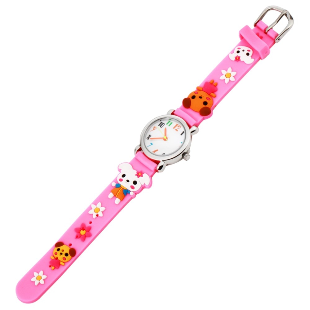 Educational Cute Bear Girl's Watch