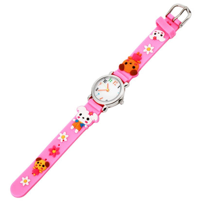 Educational Cute Bear Girl's Watch