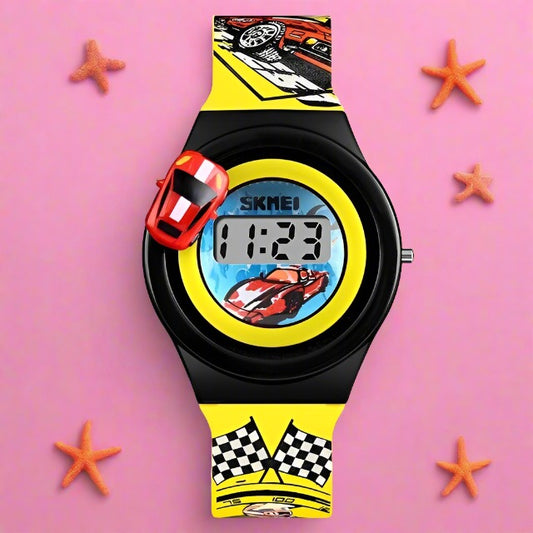 Boy's Racing Car Watch