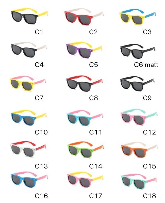 Kids Rainbow Lens Polarized Sunglasses.