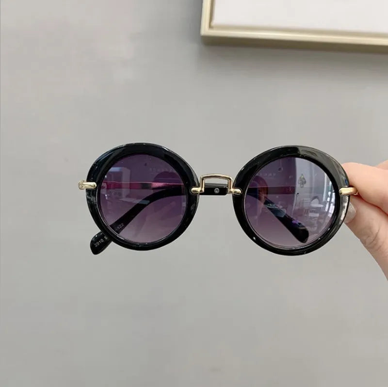 Unisex Kids Retro Round Goggles/ Sunnies.