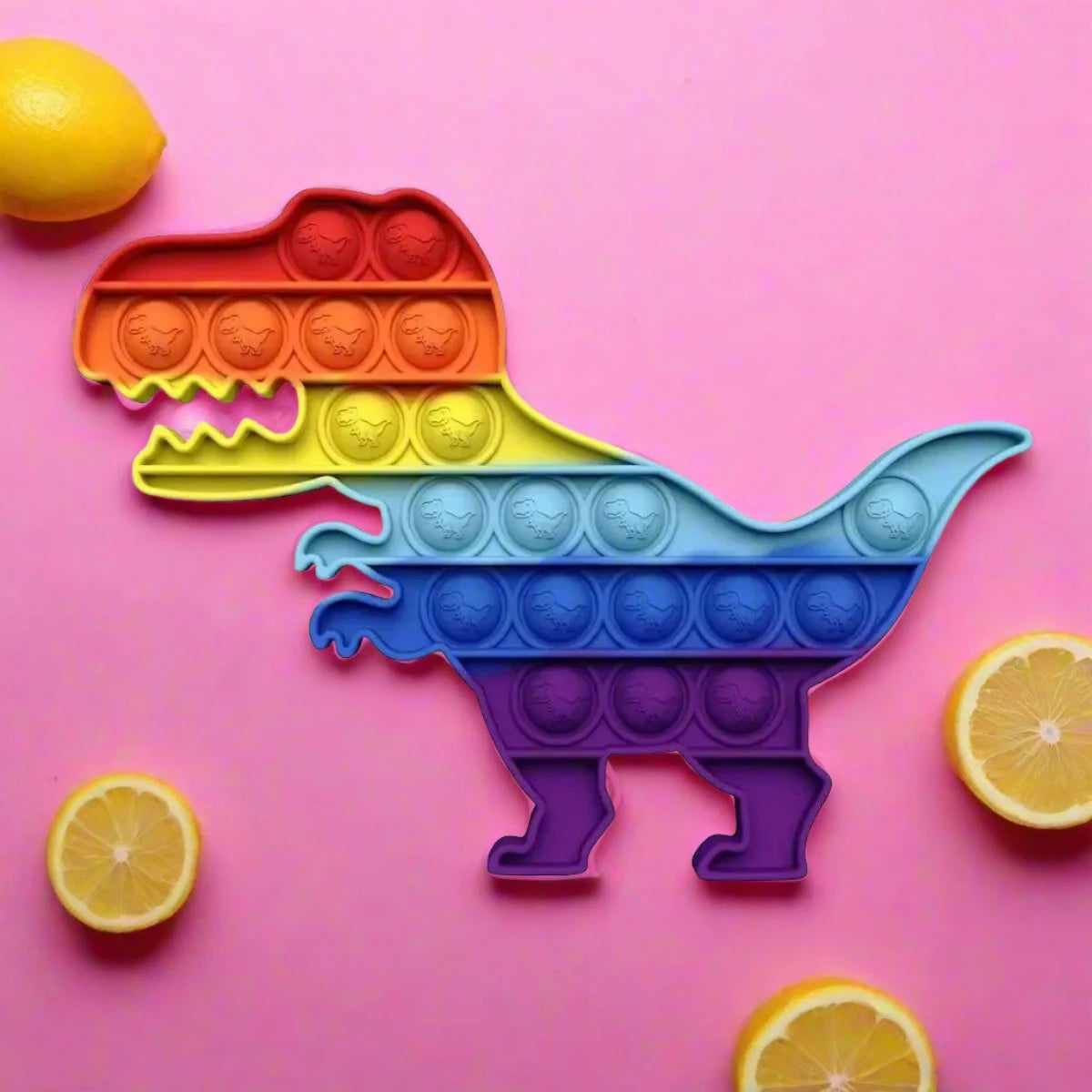 Rainbow Dinosaur Pop It - Anti Stress Fidget Toy