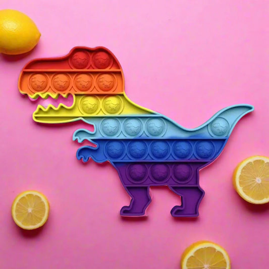 Rainbow Dinosaur Pop It - Anti Stress Fidget Toy