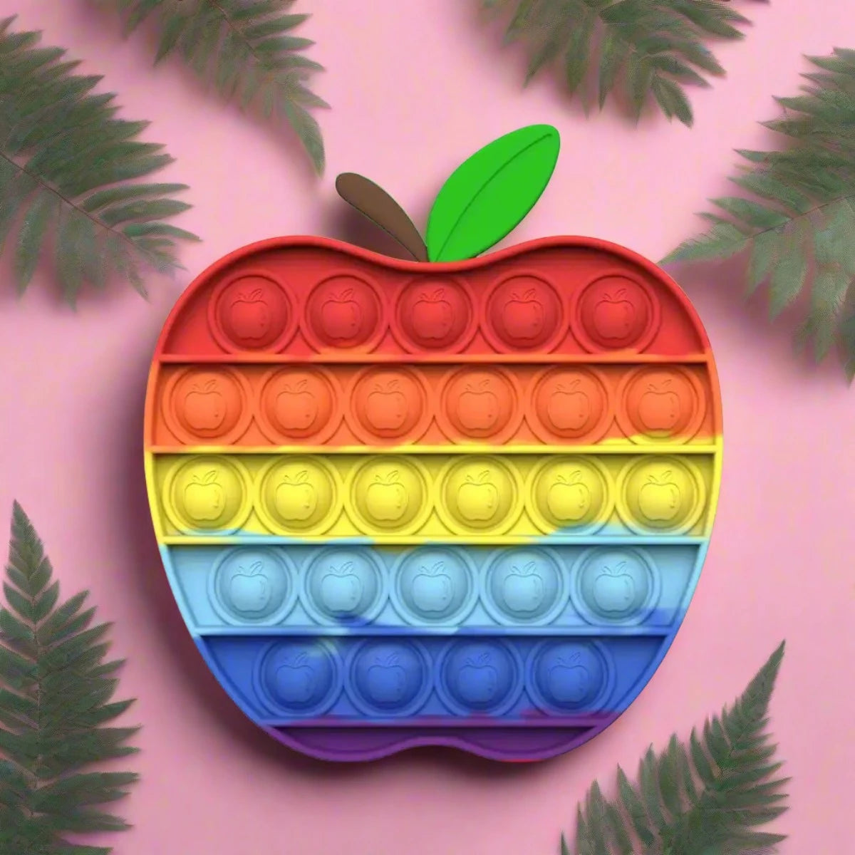 Rainbow Apple Pop It