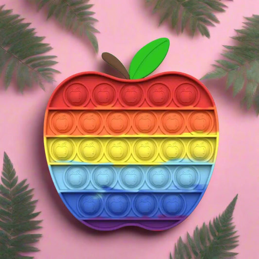 Rainbow Apple Pop It