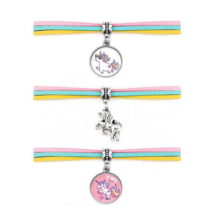 Make A Wish Rainbow Unicorn Charm Bracelet