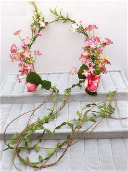 Girls Rapunzel Inspired Flower Halo