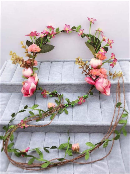 Girls Rapunzel Inspired Flower Halo