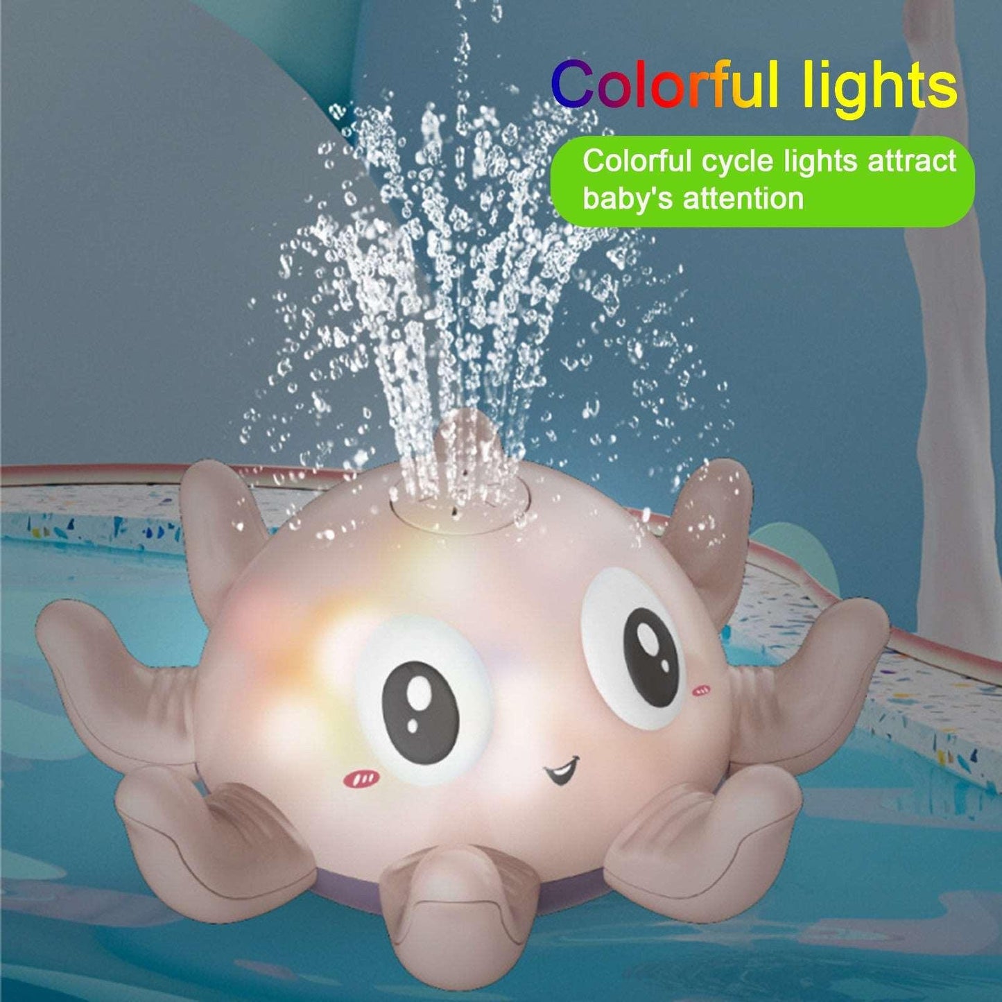 Spray Water Octopus Bath Toy