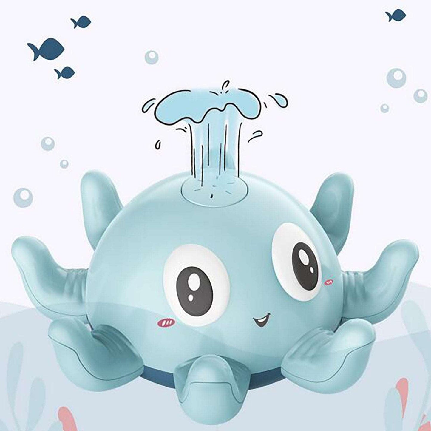 Spray Water Octopus Bath Toy