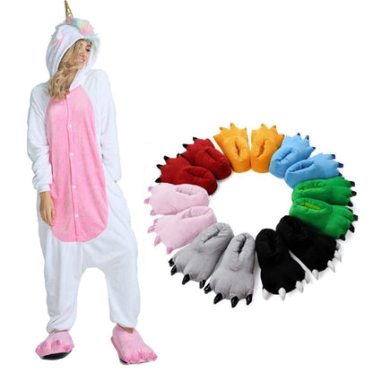 Unicorn / Animal Paw Costume Slipper Shoes