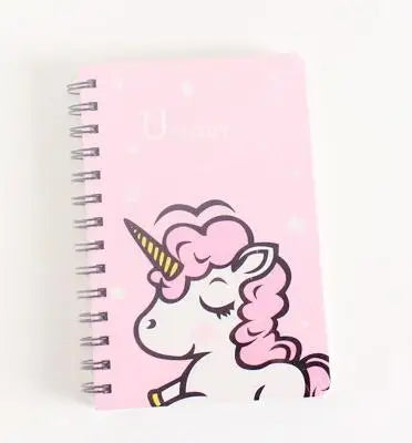 Kawaii Unicorn Ring Notebook