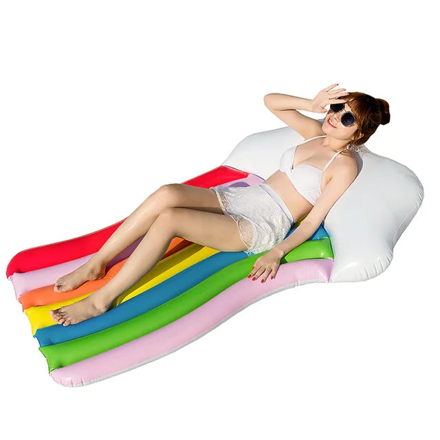 Rainbow Lounger Pool Float