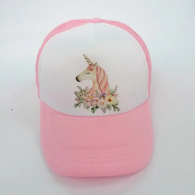Girls Unicorn Head Hat