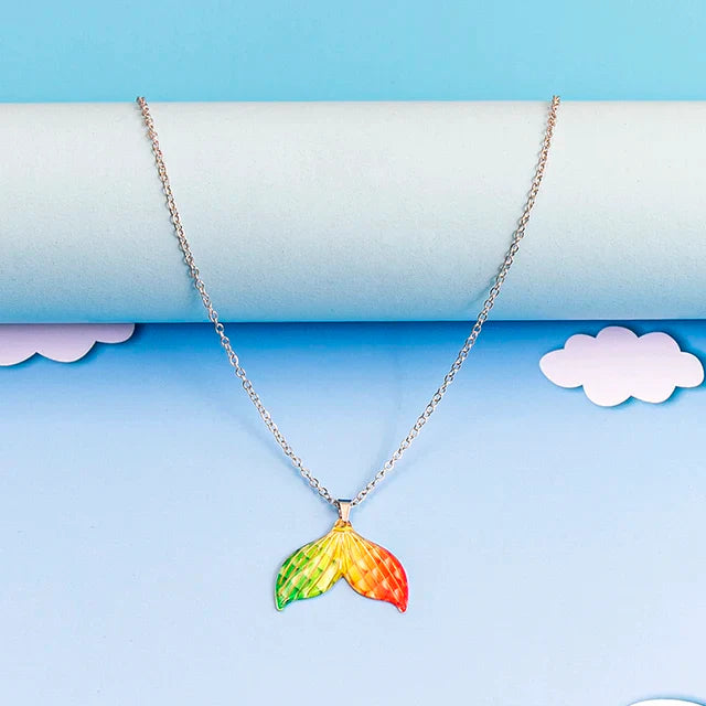 Girls Mermaid Fishtail Necklace