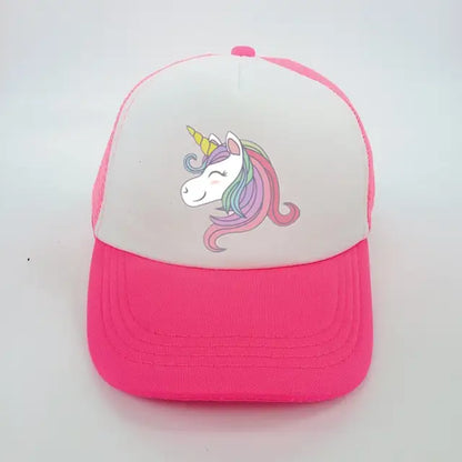 Girls Unicorn Head Hat