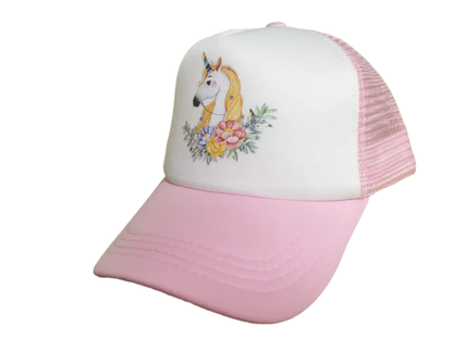 Girls Unicorn Head Hat