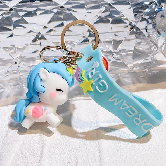 Dream Girl Unicorn Keychain