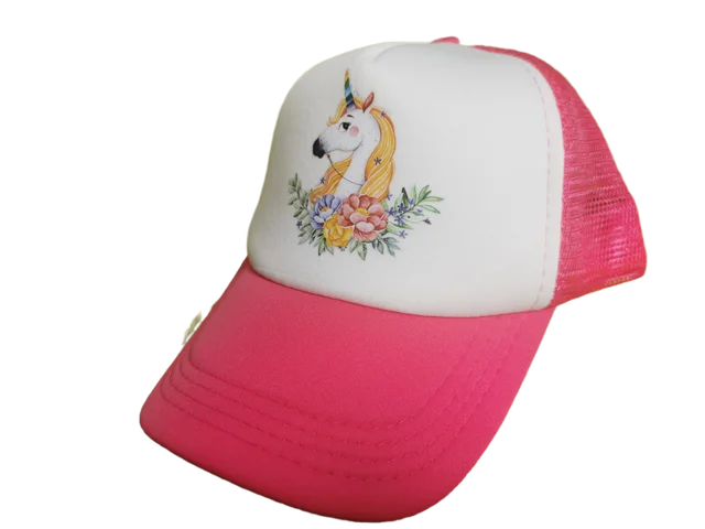 Girls Unicorn Head Hat