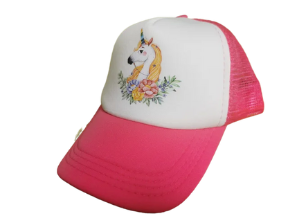 Girls Unicorn Head Hat