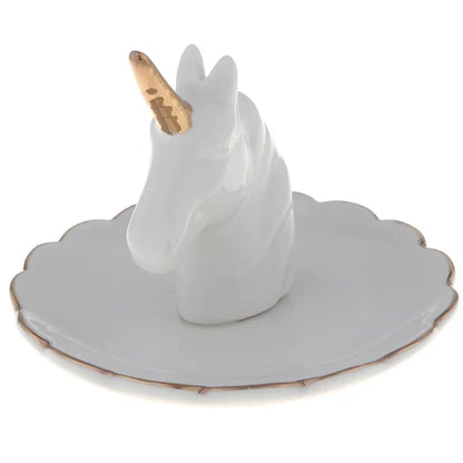 Ceramic Unicorn Ring Holder