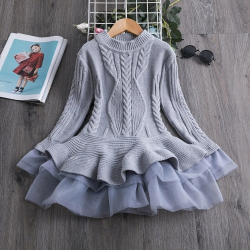 Knitted Flare Dress - 1LoveBaby Store