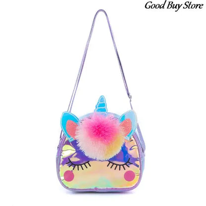 Unicorn Pompom Shoulder Bag