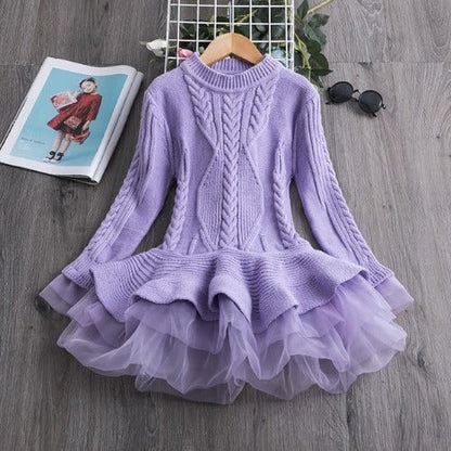 Knitted Flare Dress - 1LoveBaby Store
