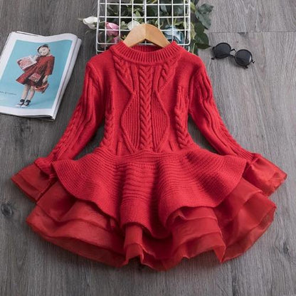 Knitted Flare Dress - 1LoveBaby Store