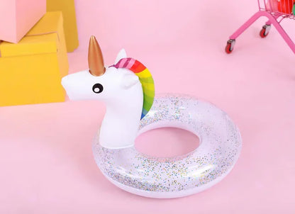 White Glitter Unicorn Tube