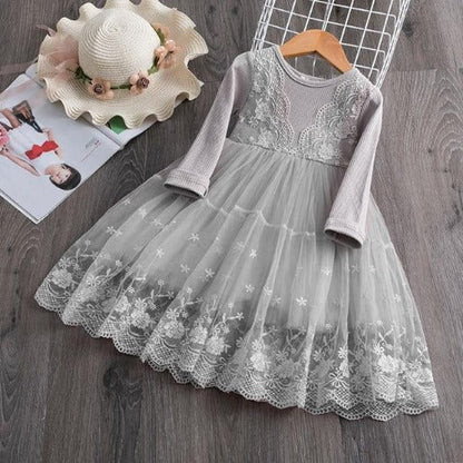 Lace Style Chiffon Dress - 1LoveBaby