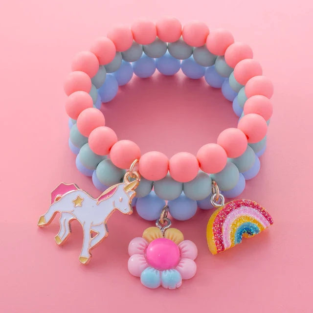 Beaded Unicorn Bracelet Set