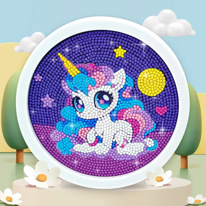 DIY Unicorn Diamond Circle Painting Set