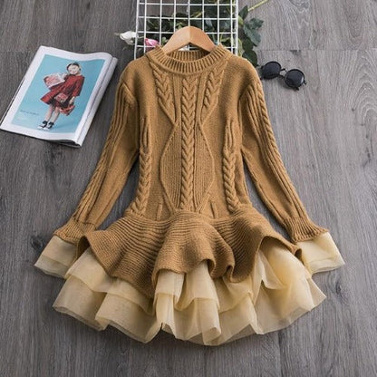 Knitted Flare Dress - 1LoveBaby Store