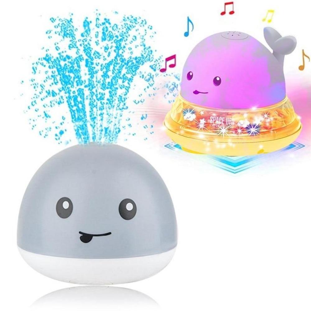 Whale Spray LED Water Toy with UFO Base - 1LoveBaby