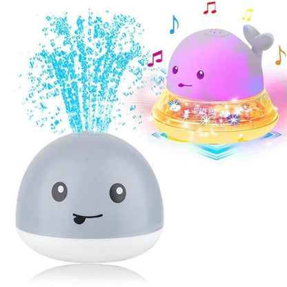Whale Spray LED Water Toy with UFO Base - 1LoveBaby