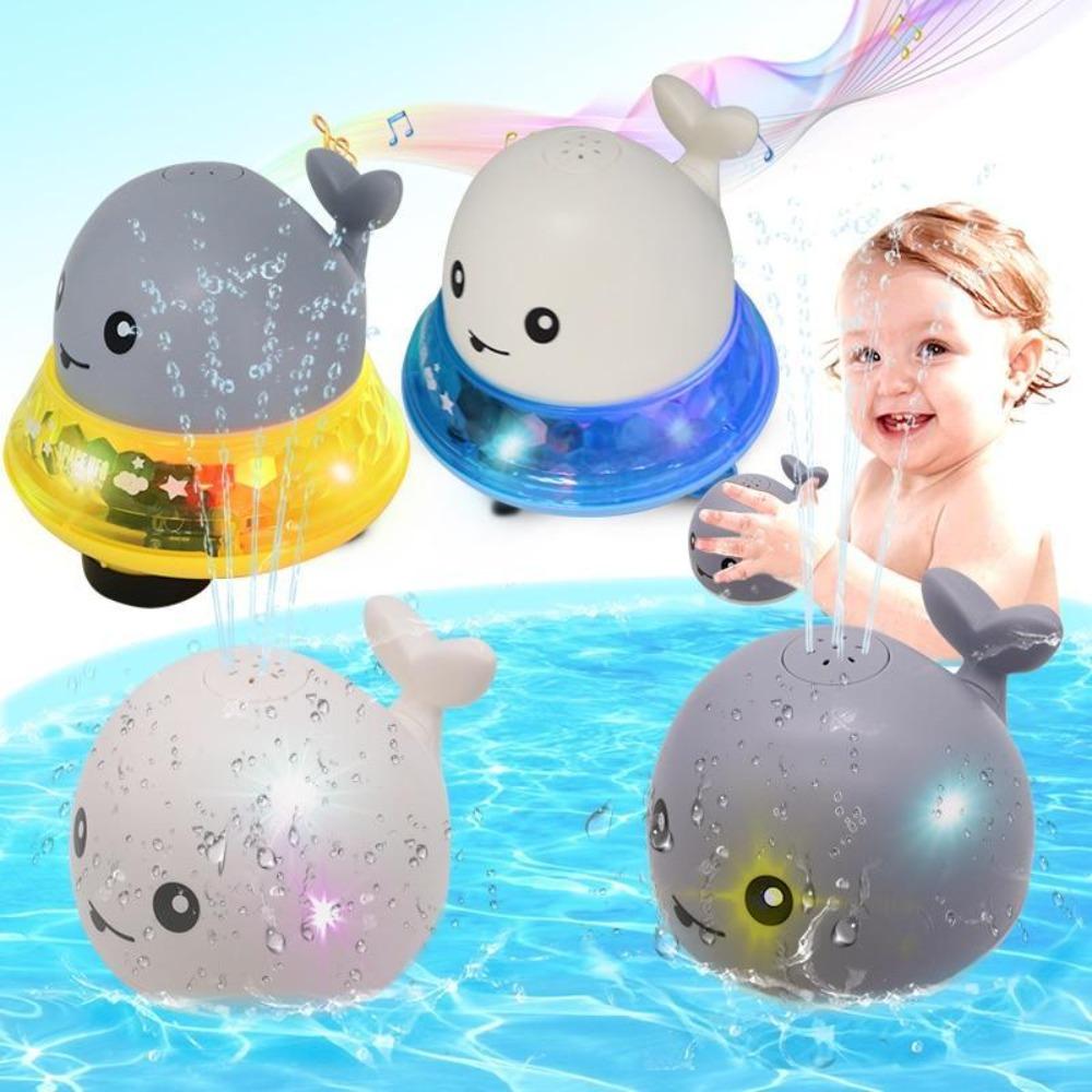 Whale Spray LED Water Toy with UFO Base - 1LoveBaby