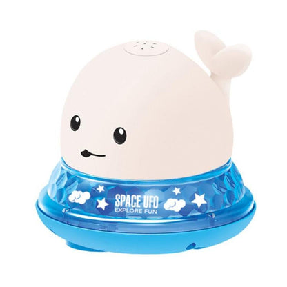 Whale Spray LED Water Toy with UFO Base - 1LoveBaby